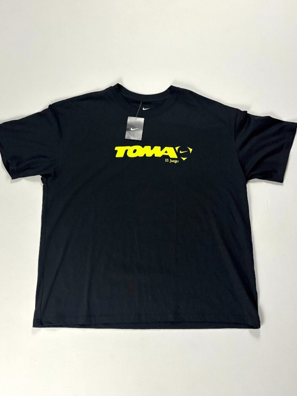 Nike Mens TOMA Season 1 El Juego Tour T Shirt Black Sz XL Soccer NWT New